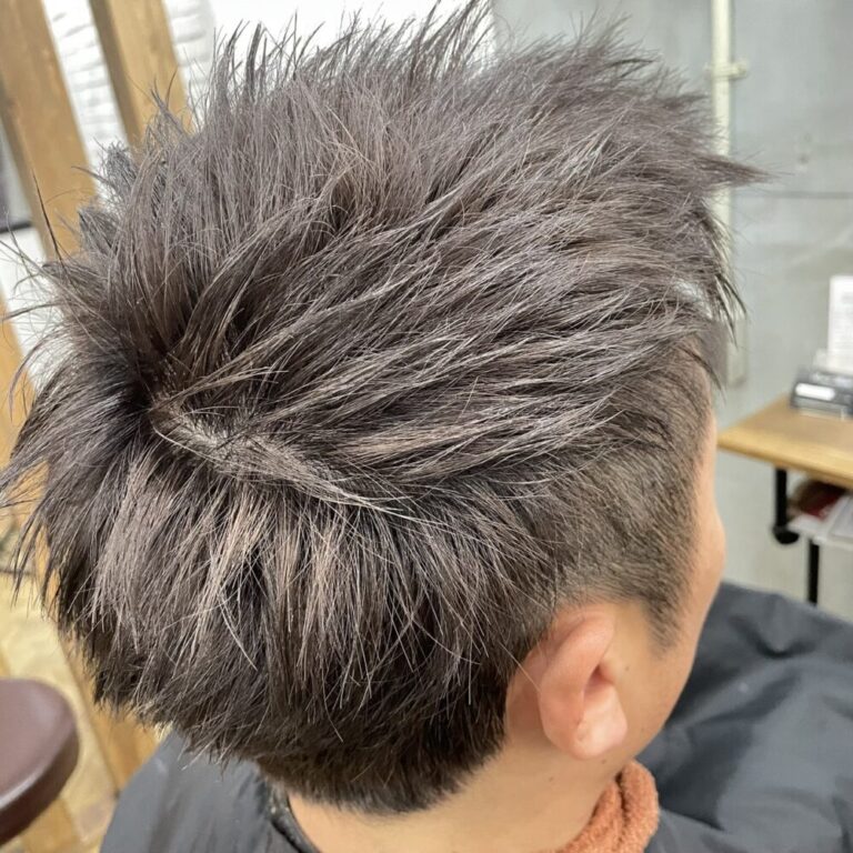 グレーアッシュのAfter